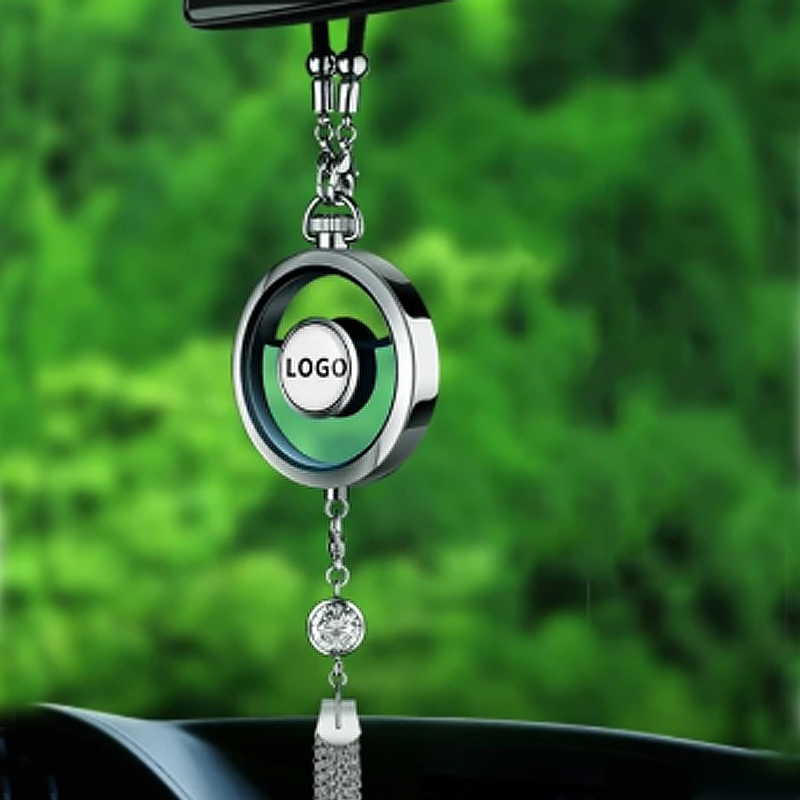 1 Pcs Car Perfume Pendants， Auto Pendant Accessories， Air Freshener， Metal Lace Pendant， Pendant (not Sending Liquid Perfume)