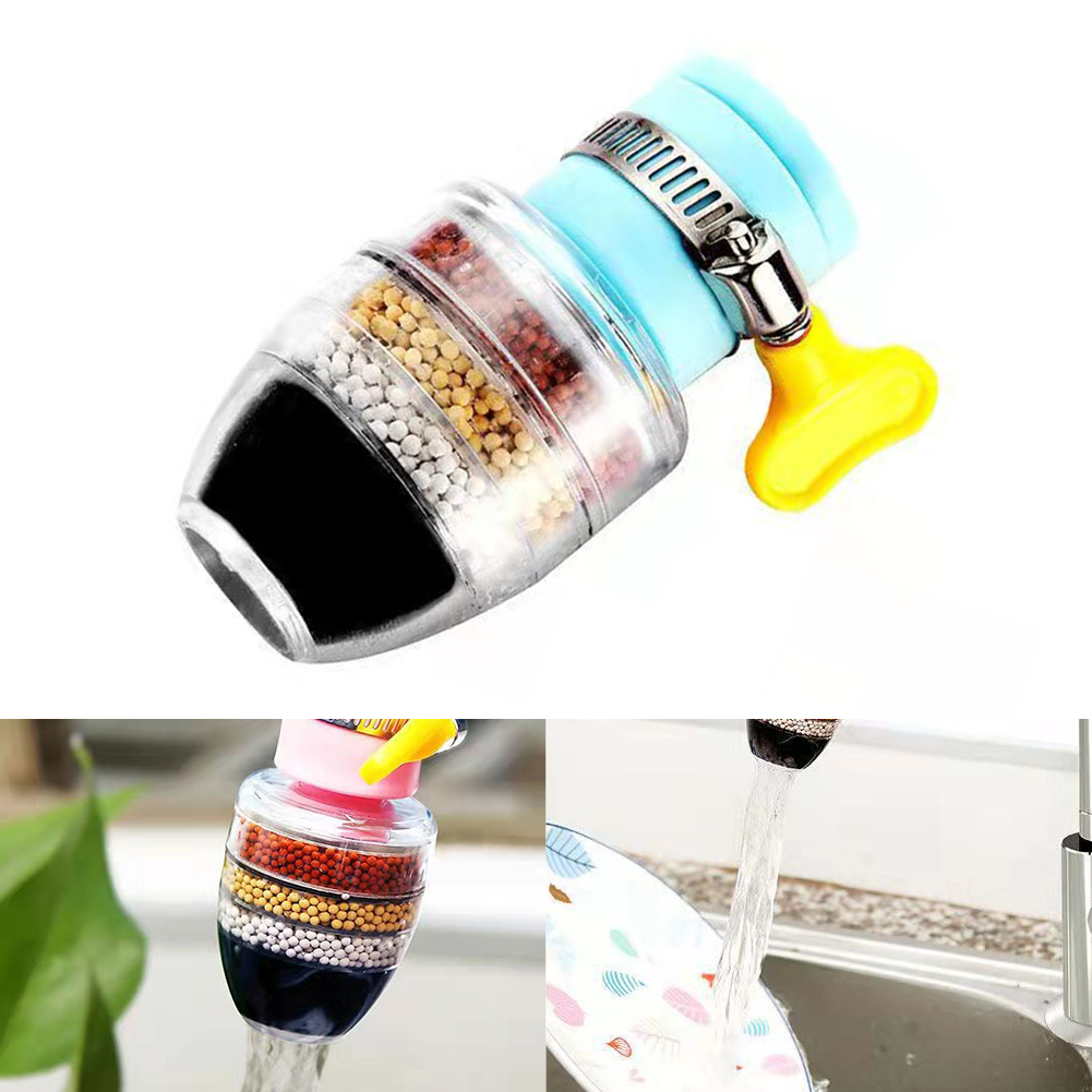 Kitchen Faucet Water Filter Healthy Active Carbon Water Filter  Hard Water Softener Kitchen Tap Filter Adapter Home Use