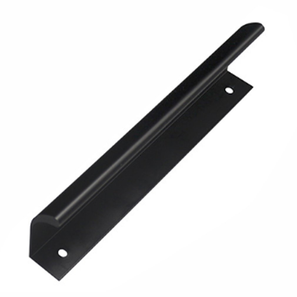 Invisible Strip Curved Handle Cabinet Zinc Alloy Kitchen Cabinet Drawer Handle Smooth Surface