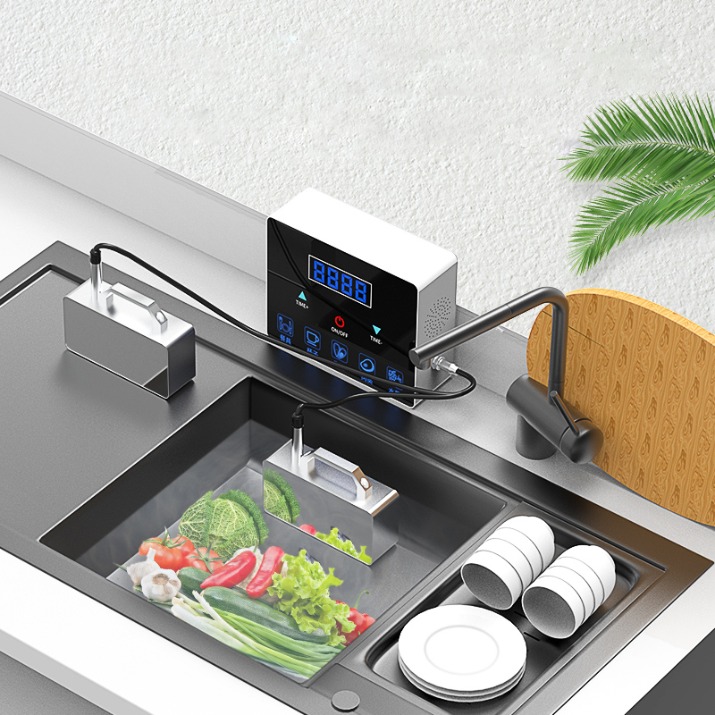110V Ultrasonic Dishwasher Home Water Tank Installation-Free Fruit Vegetable Portable Sink Dishwashing Machine Automatic Cleaner