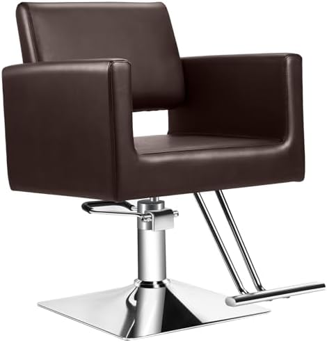 Hairdresser Barber Salon Chair,Capacity 330 Lbs - with Heavy Duty Hydraulic Pump, 360° Swivel Adjustable Spa Beauty Equipment, Hair Stylist Women Man for Barbershop,Home Hairdresser Barber